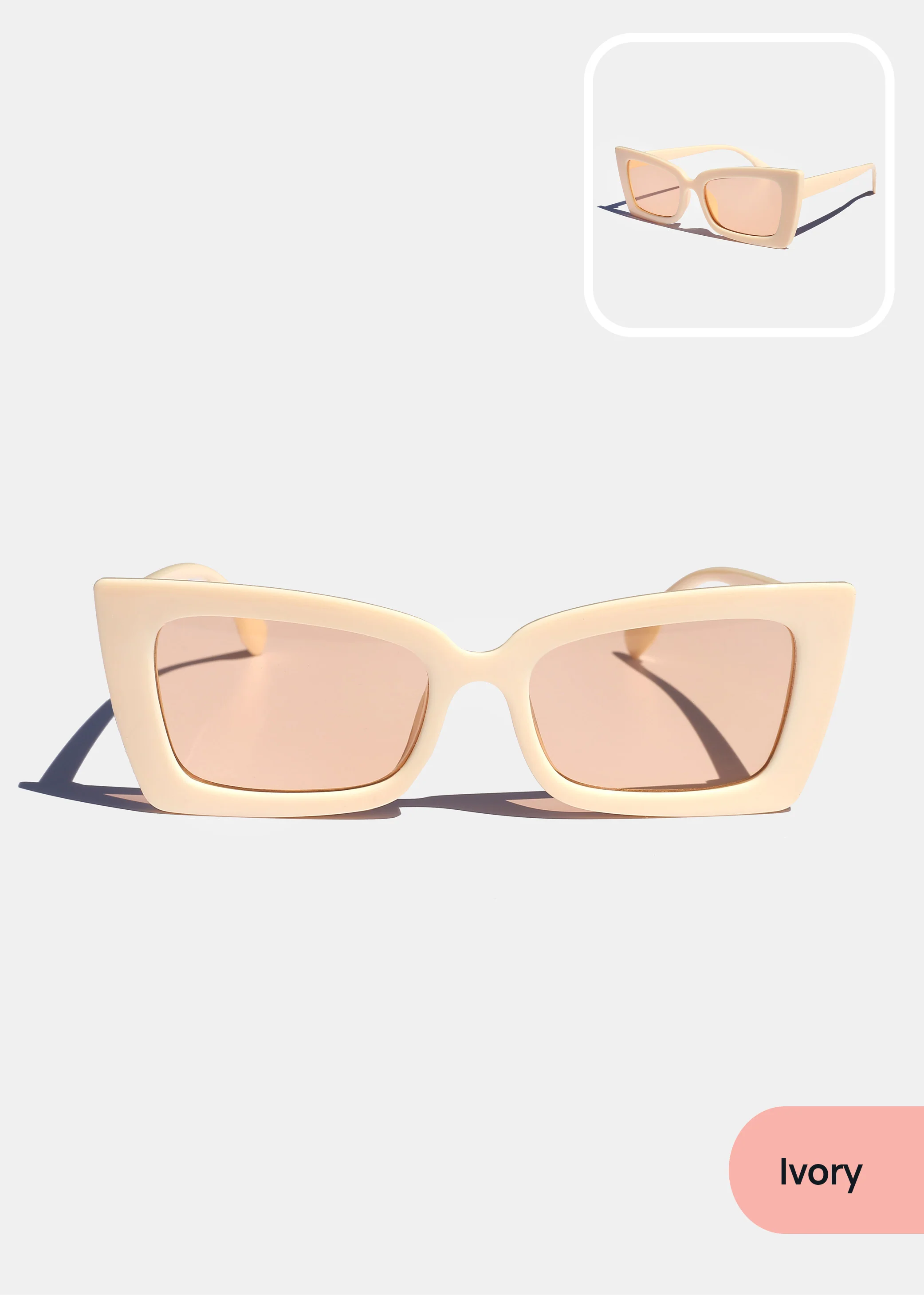 Chic Rectangular Sunglasses - Image 4