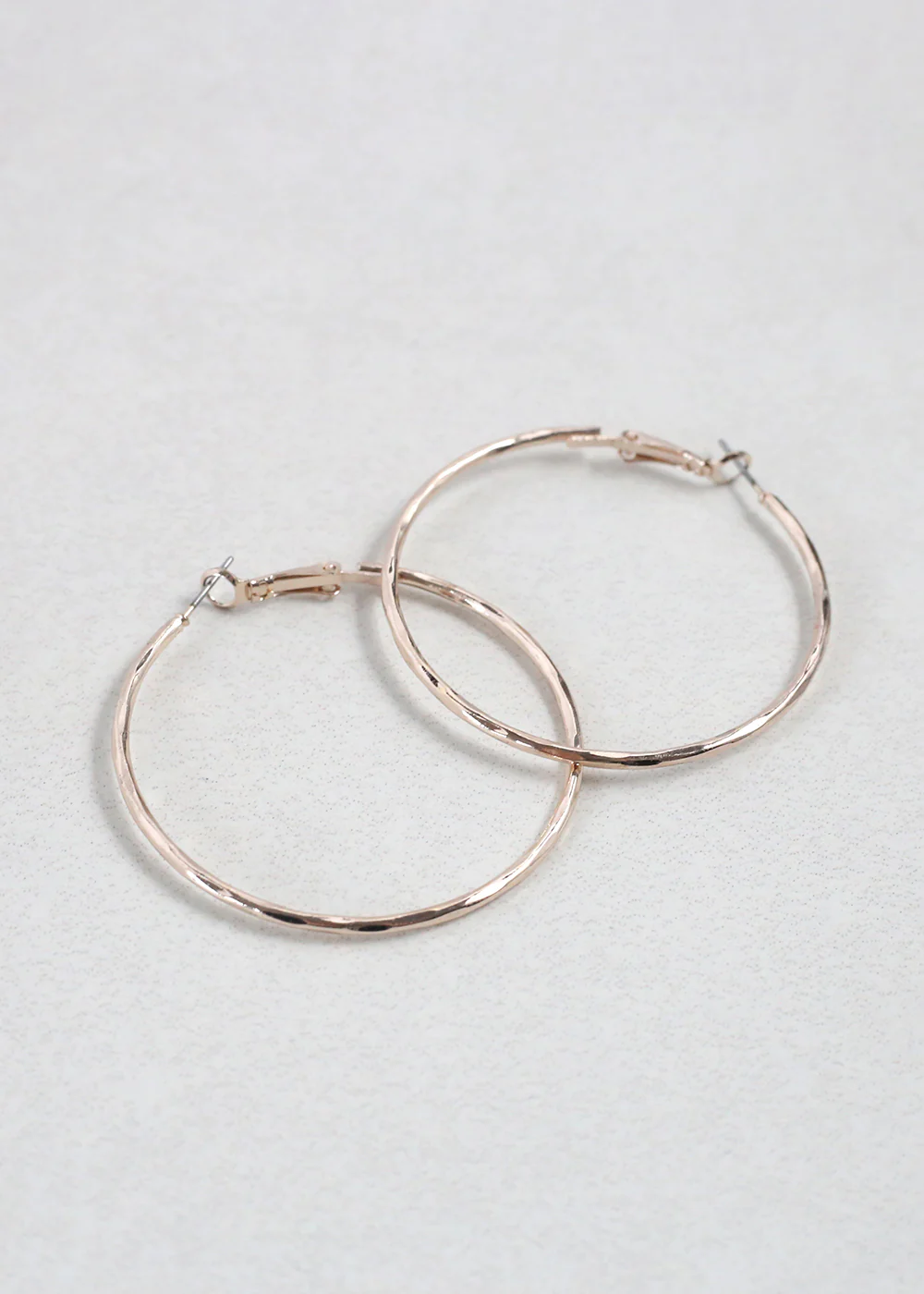 Classic Gold Hoop Earrings - Image 2