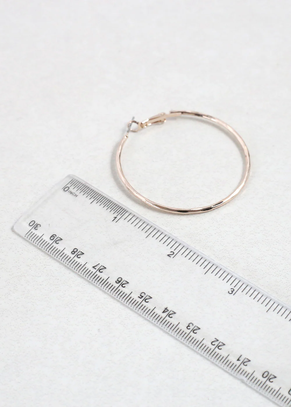 Classic Gold Hoop Earrings - Image 3