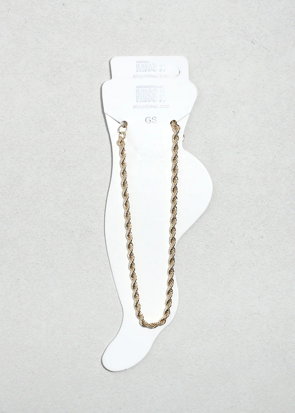 Classic Rope Chain Anklet - Image 3