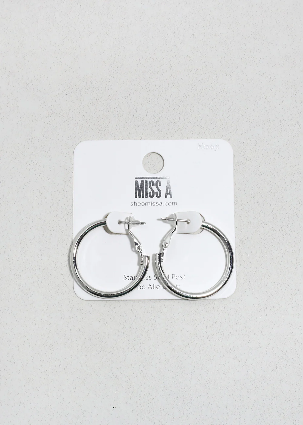 Classic Thick Hoop Earrings - 5mm