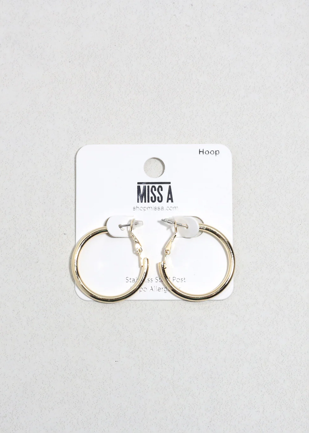 Classic Thick Hoop Earrings - 5mm - Image 3