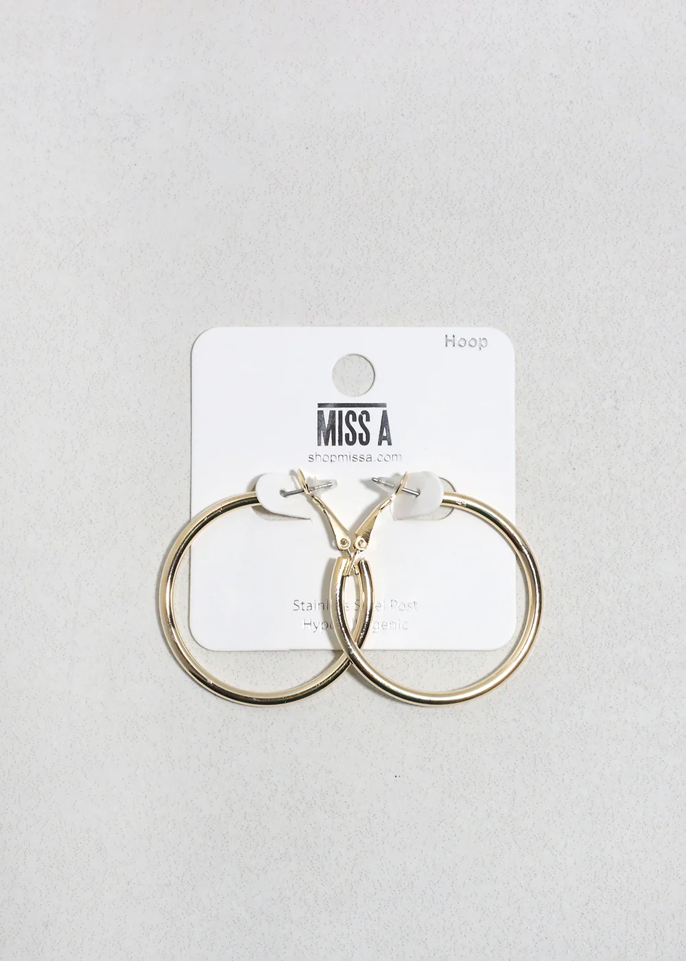Classic Thick Hoop Earrings - 6mm