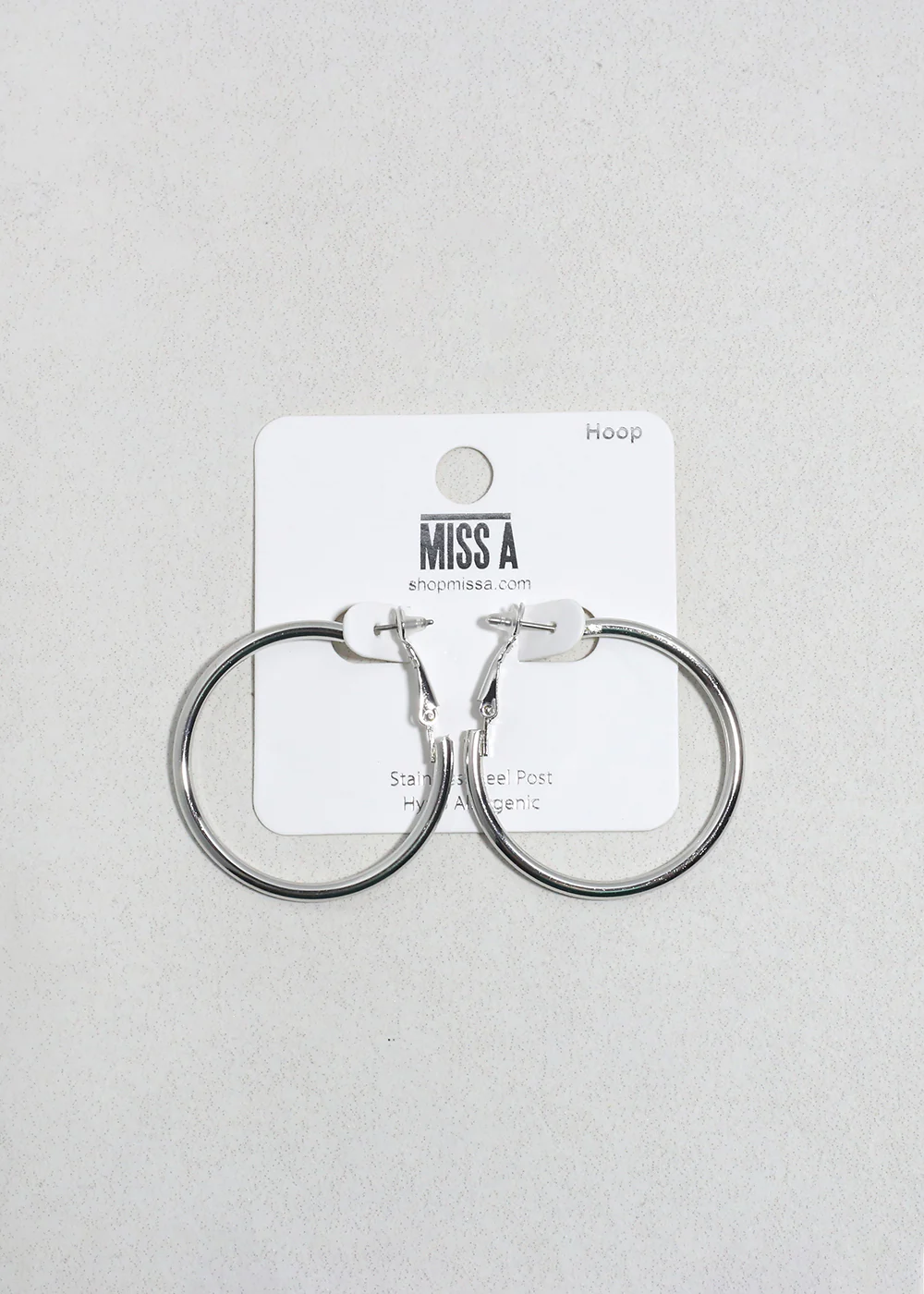 Classic Thick Hoop Earrings - 6mm - Image 2