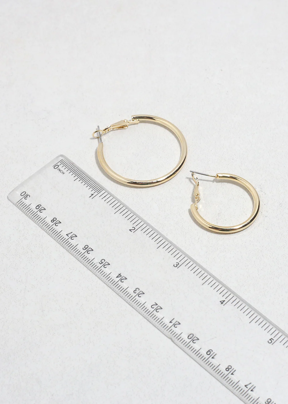 Classic Thick Hoop Earrings - 6mm - Image 4