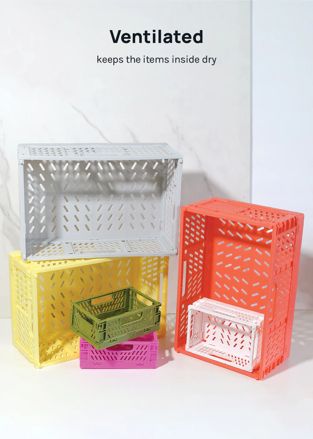 Collapsible Folding Crates- Small - Image 7