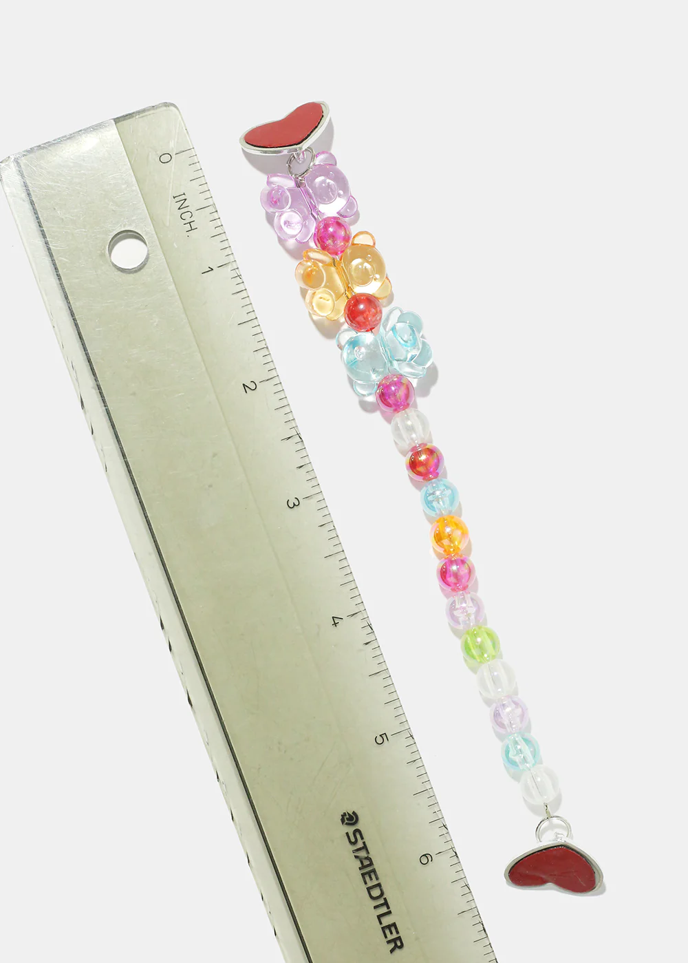 Colorful Bead & Bear Phone Strap - Image 4