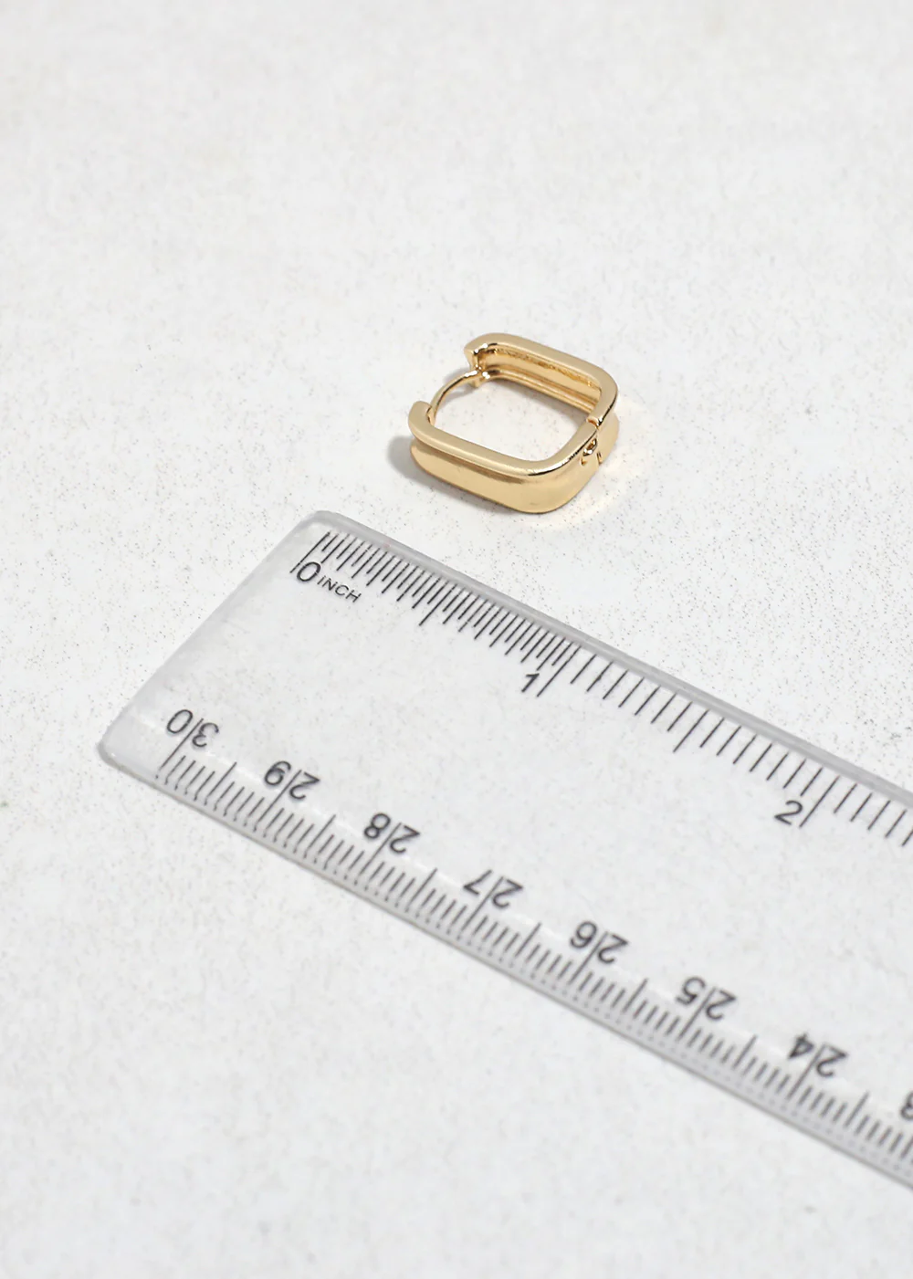 Contour Huggie Earrings - Image 4