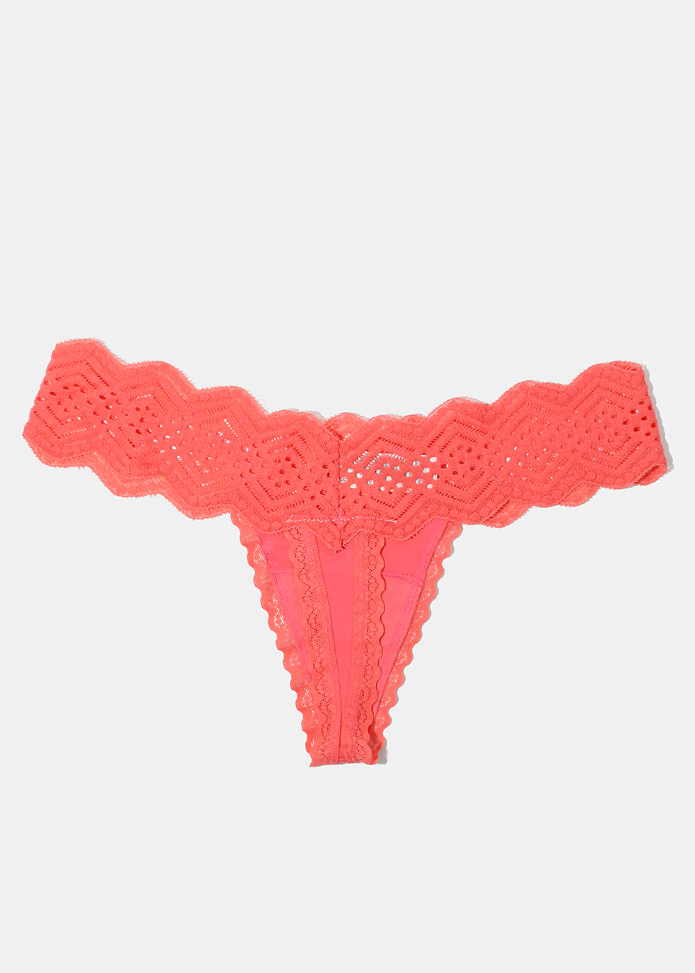 Coral Lace Thong - Image 2