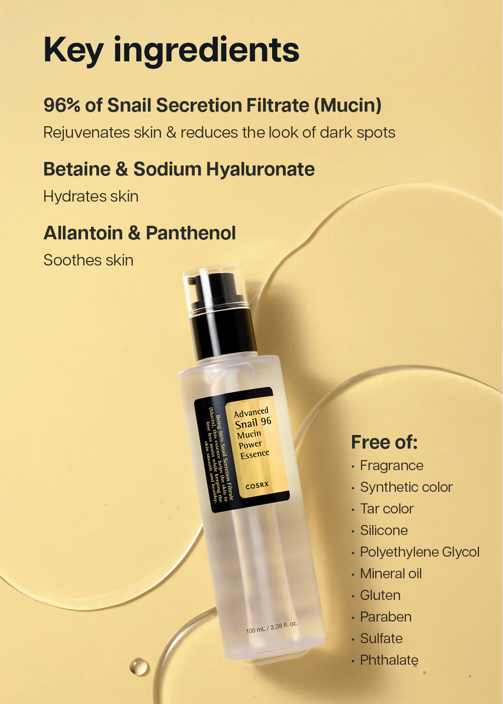 COSRX Advanced Snail 96 Mucin Power Essence 100ml - Image 6