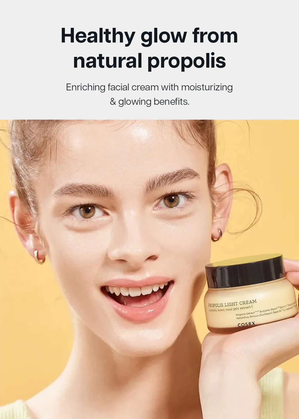 COSRX Full Fit Propolis Light Cream 65ml - Image 2