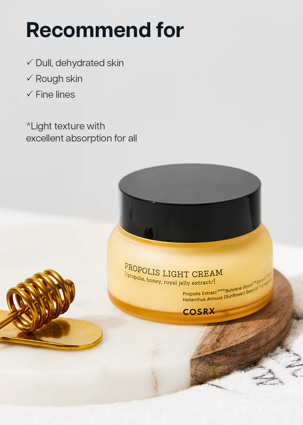 COSRX Full Fit Propolis Light Cream 65ml - Image 6