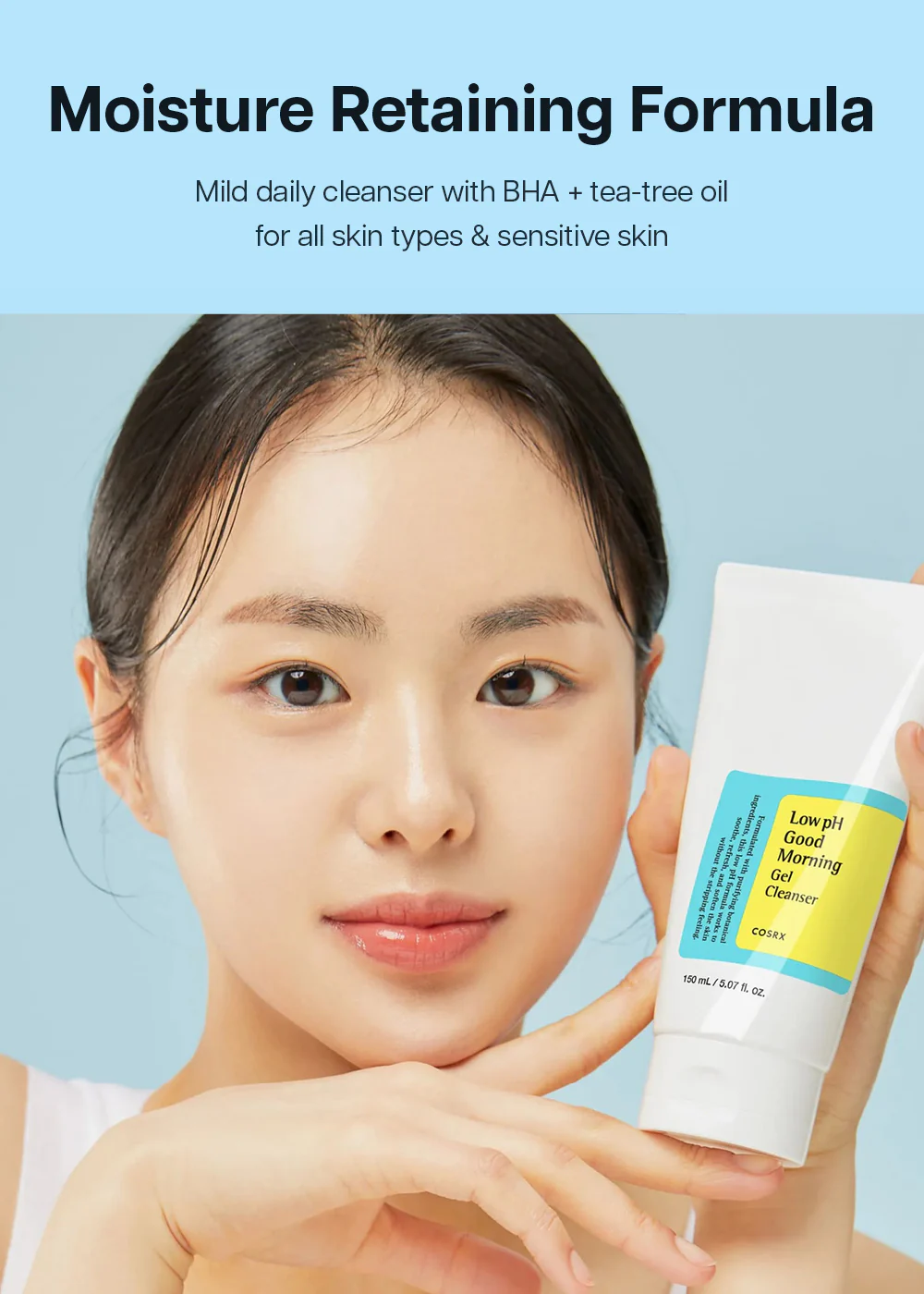 COSRX Low pH Good Morning Gel Cleanser 150ml - Image 3