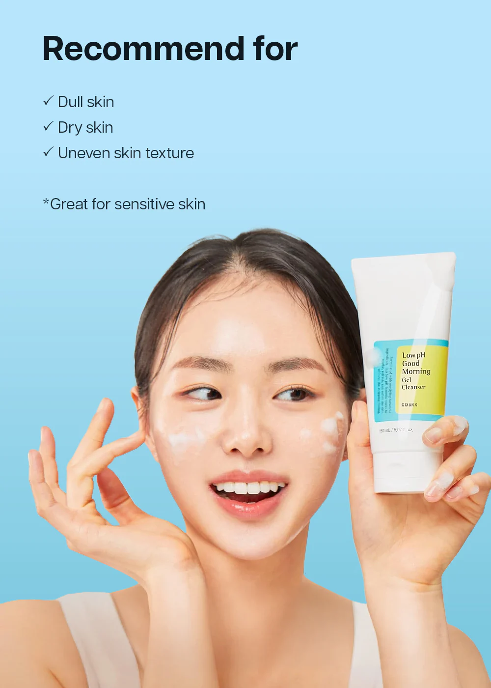 COSRX Low pH Good Morning Gel Cleanser 150ml - Image 6