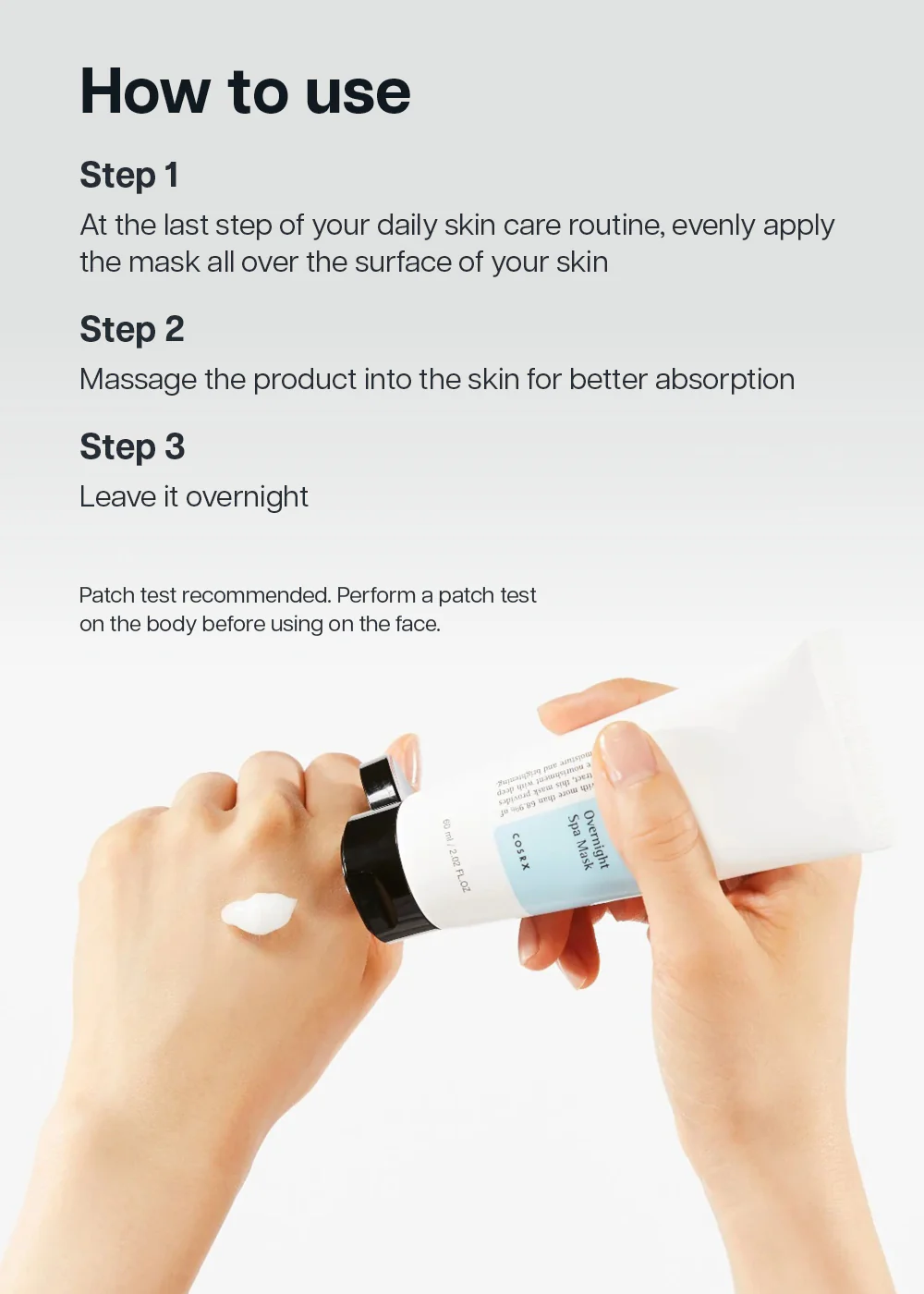 COSRX Ultimate Nourishing Rice Overnight Spa Mask 60ml - Image 6