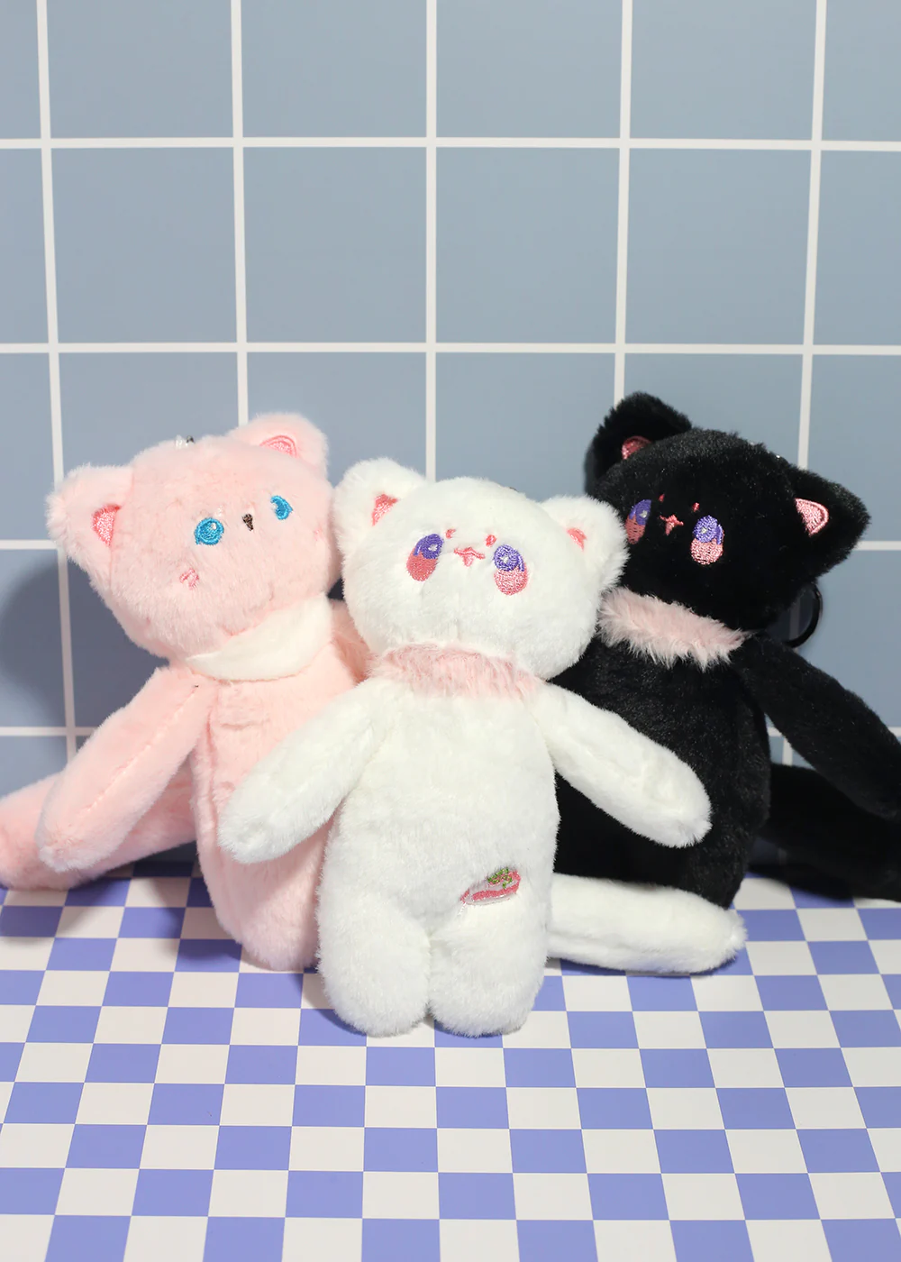 Cozy Kitty Plush Keychain