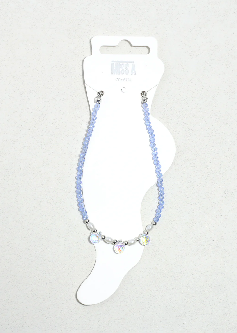 Crystal Breeze Beaded Anklet