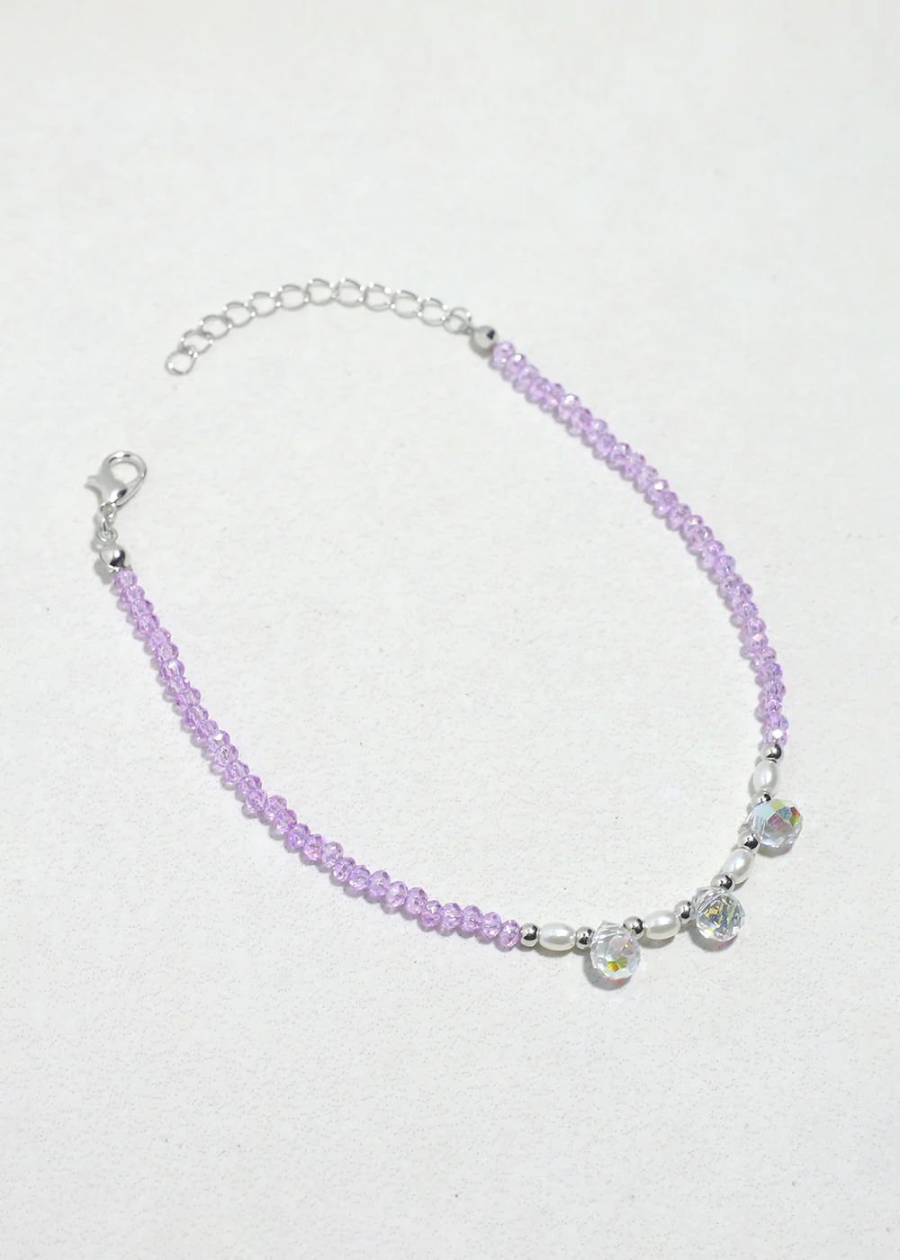 Crystal Breeze Beaded Anklet - Image 2