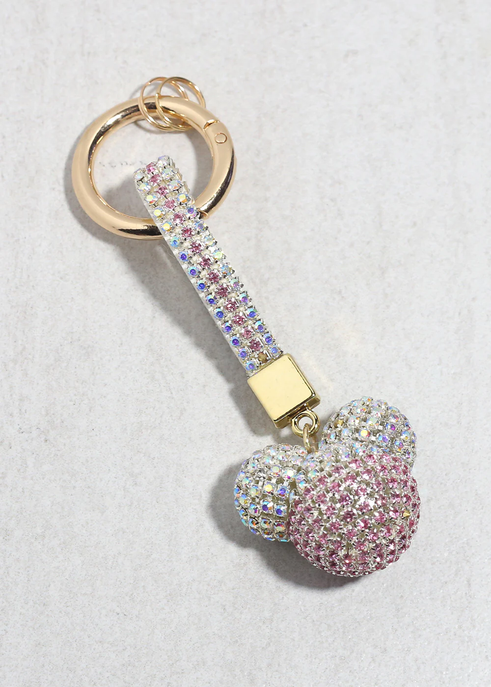 Crystal Bubble Charm Keychain
