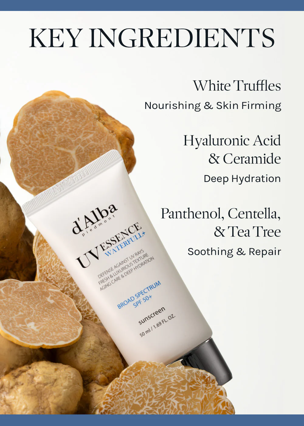 d’Alba Waterfull Essence Sun Cream 50ml - Image 5