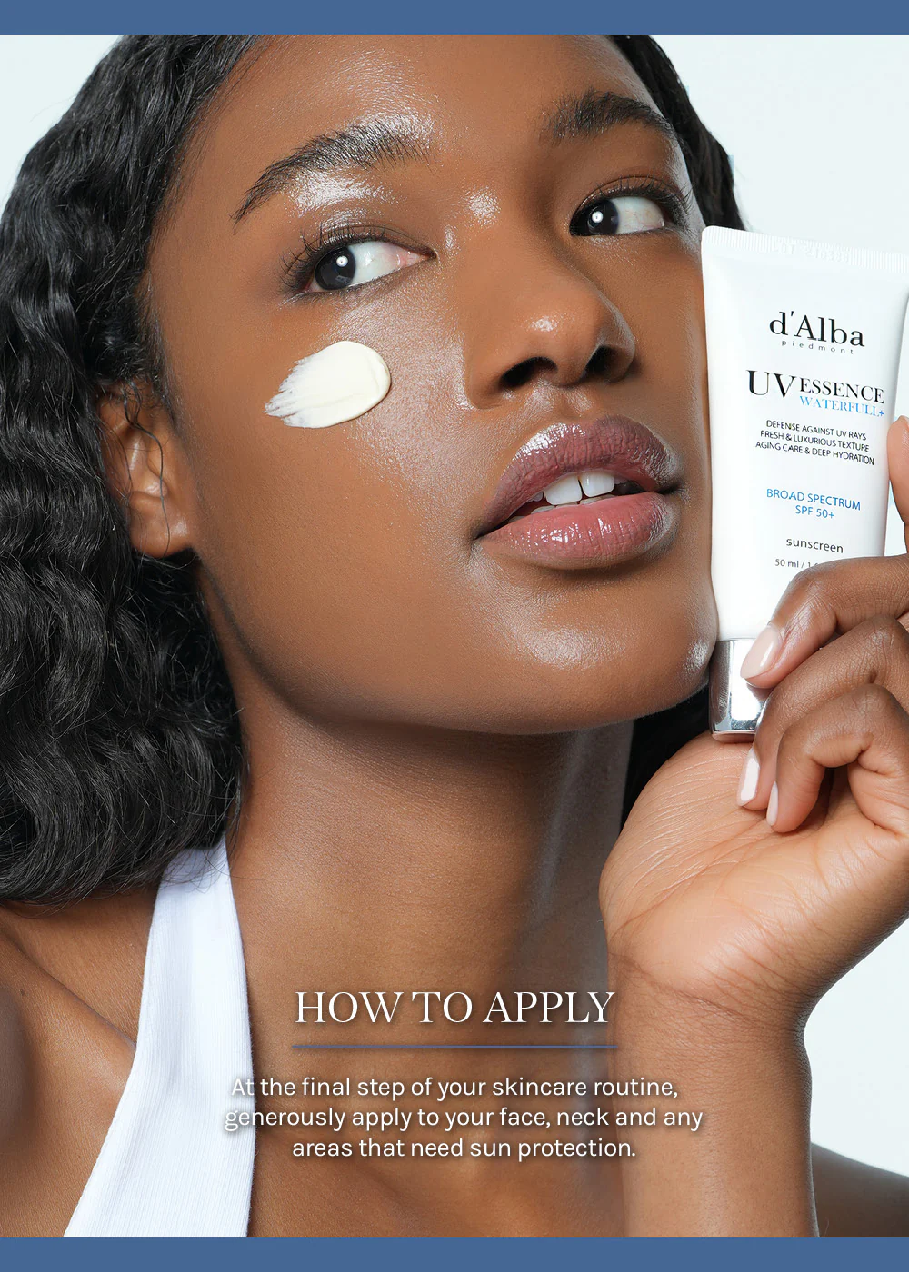d’Alba Waterfull Essence Sun Cream 50ml - Image 6