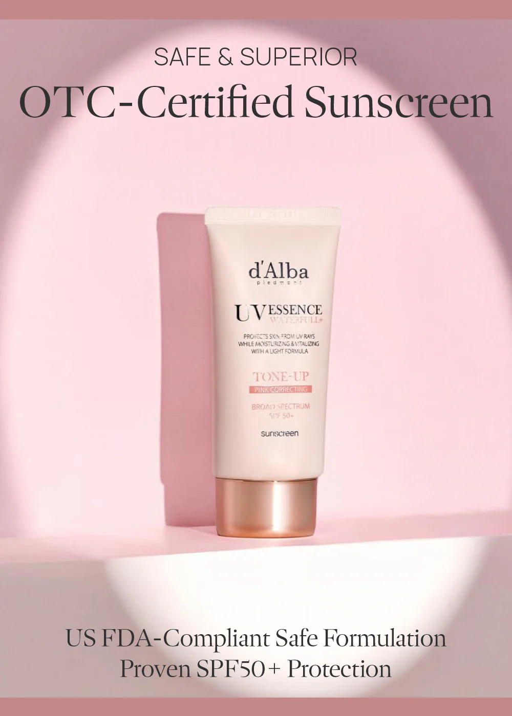d’Alba Waterfull Tone-Up Sun Cream 50ml - Image 2