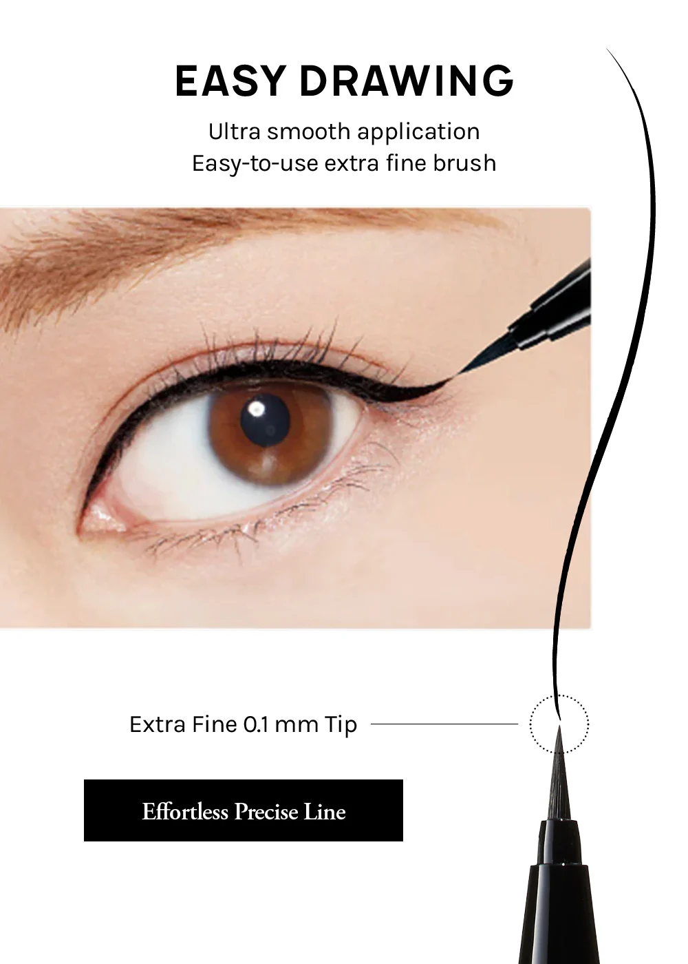 D-UP Silky Liquid Eyeliner Waterproof - Image 2