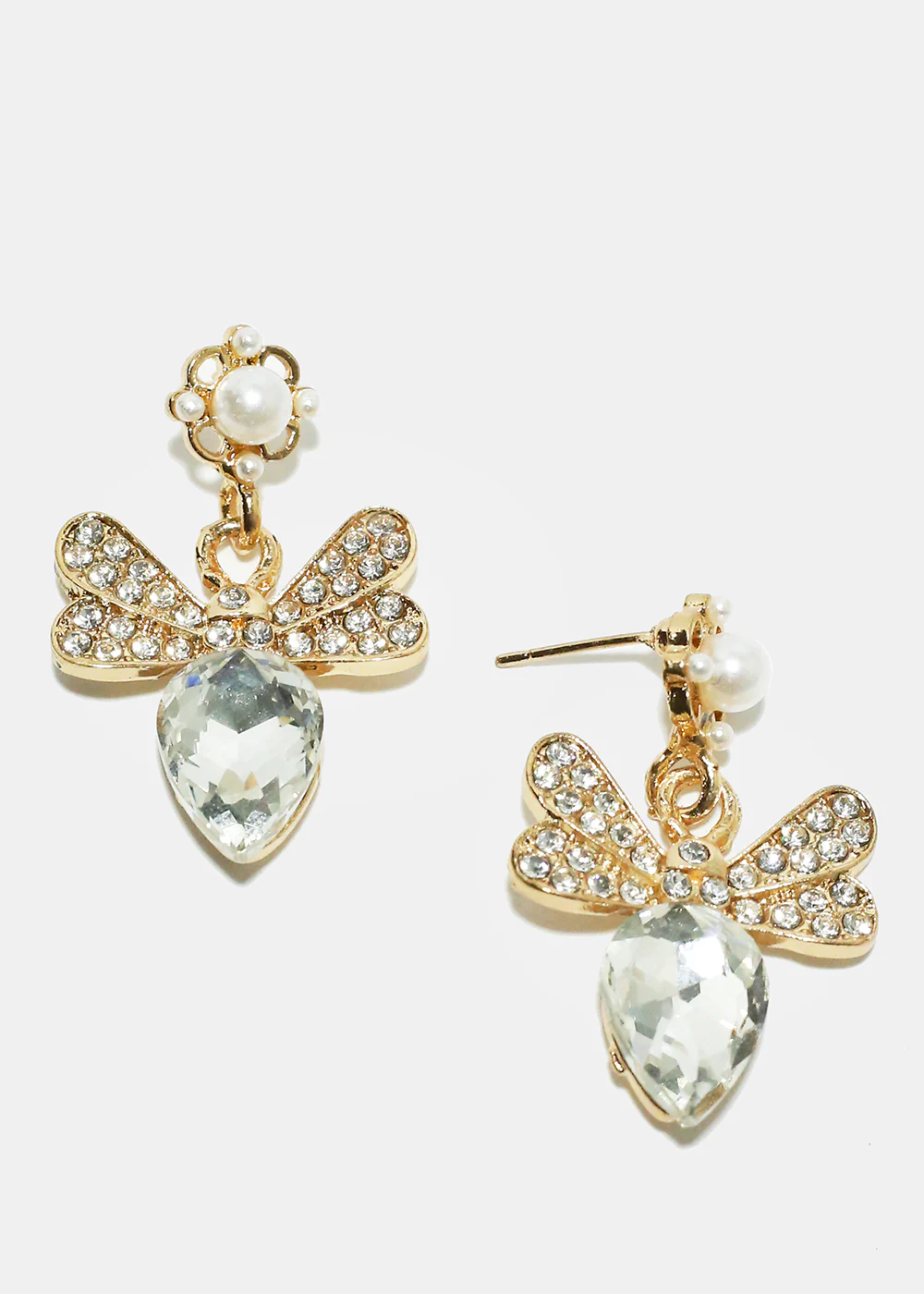 Dainty Dragonfly Earrings - Image 2