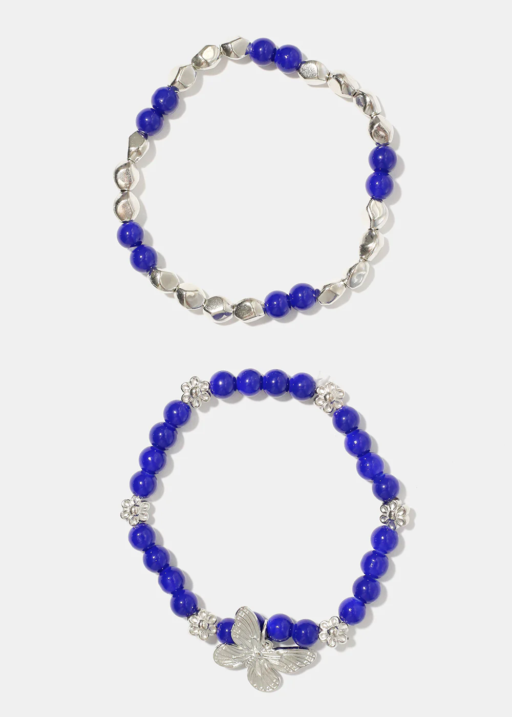 Dark Bead Bracelet with Butterfly - Image 12