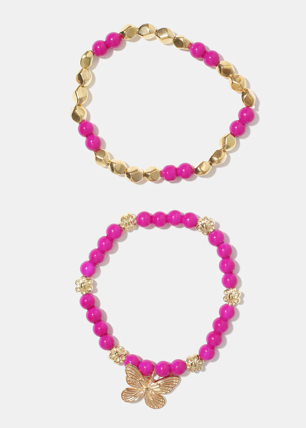 Dark Bead Bracelet with Butterfly - Image 7