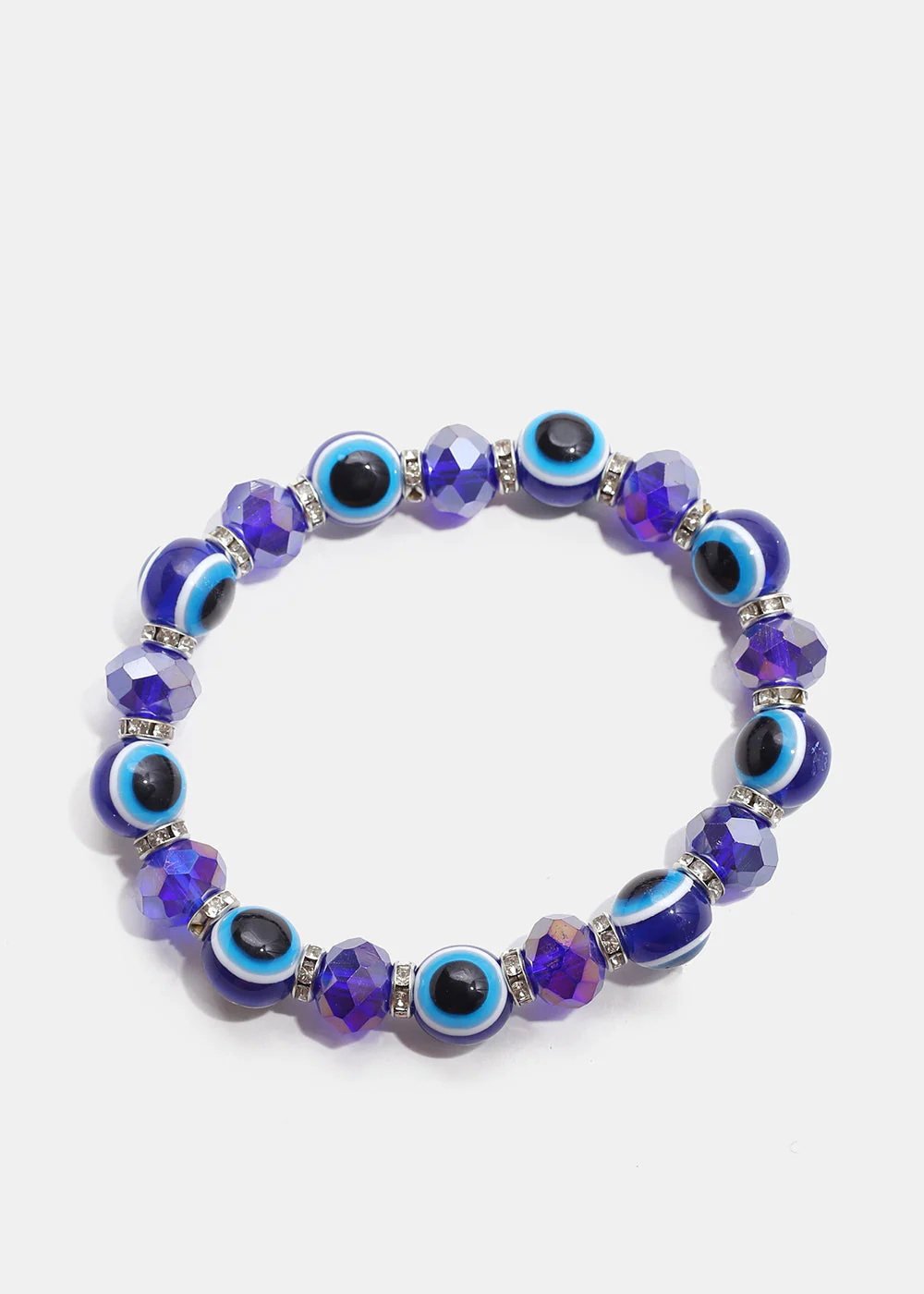 Dark Colored Evil Eye Bead Bracelet - Image 10