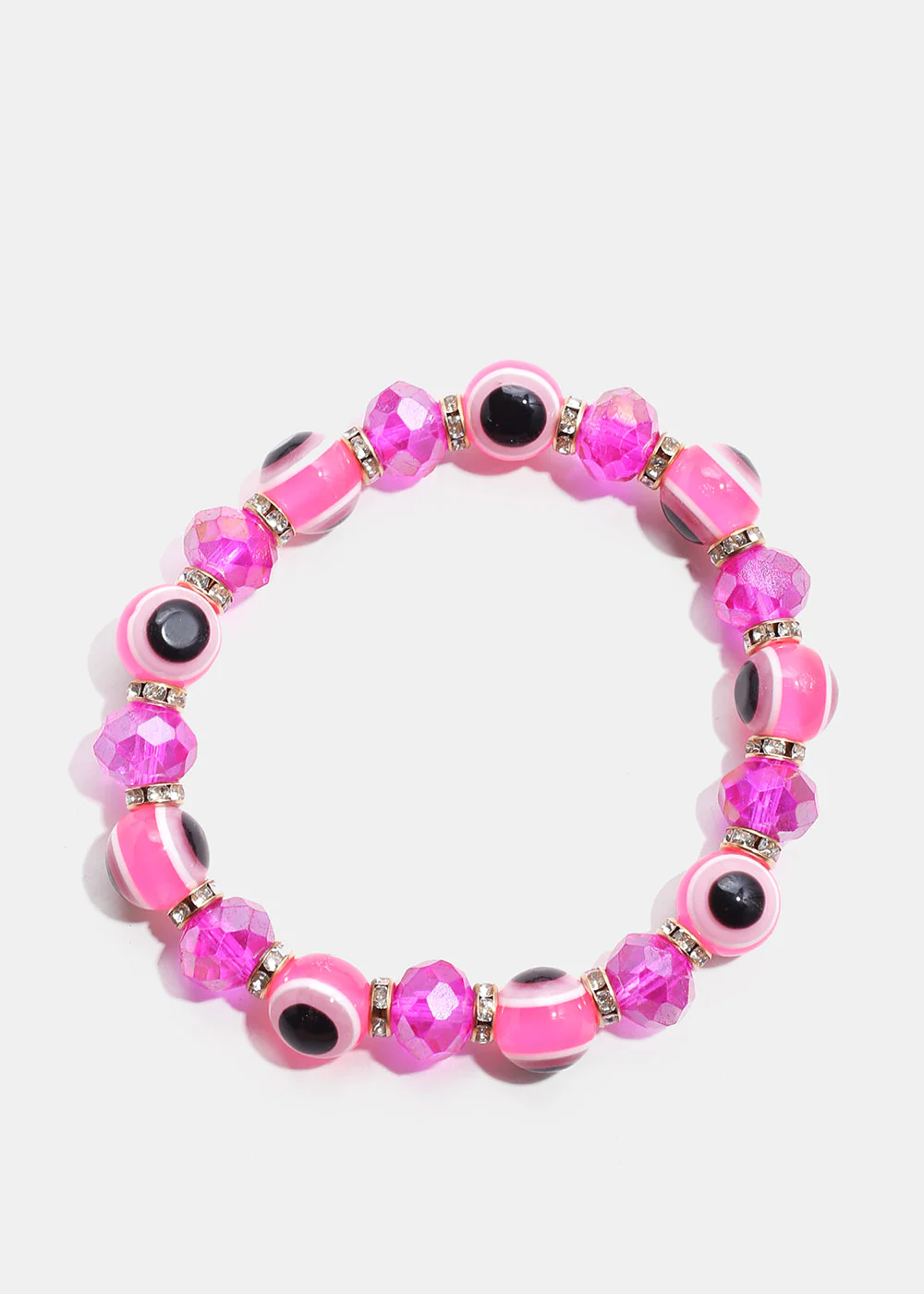 Dark Colored Evil Eye Bead Bracelet - Image 6