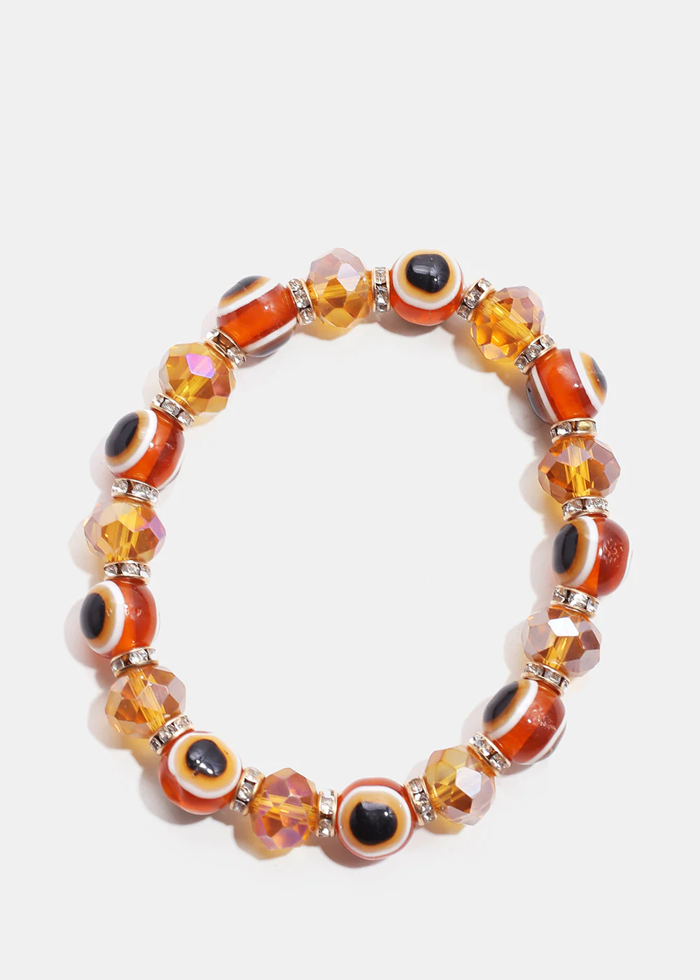 Dark Colored Evil Eye Bead Bracelet - Image 7
