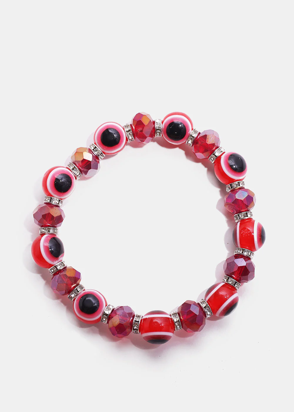 Dark Colored Evil Eye Bead Bracelet - Image 9