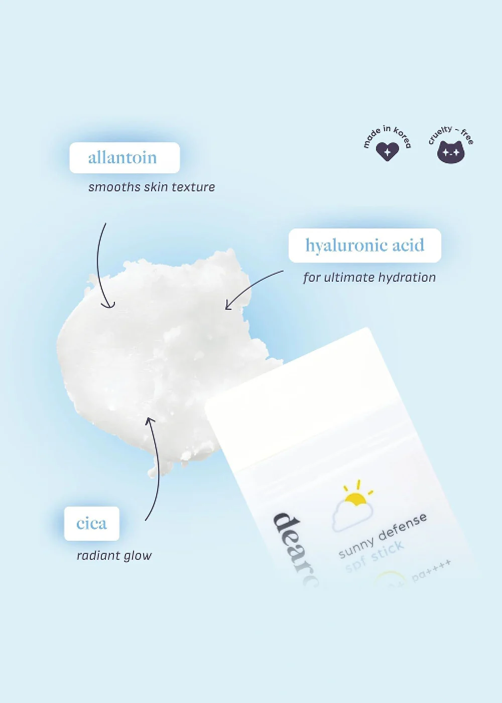 dearcloud Sunny Defense SPF Sun Stick 19.5g - Image 3