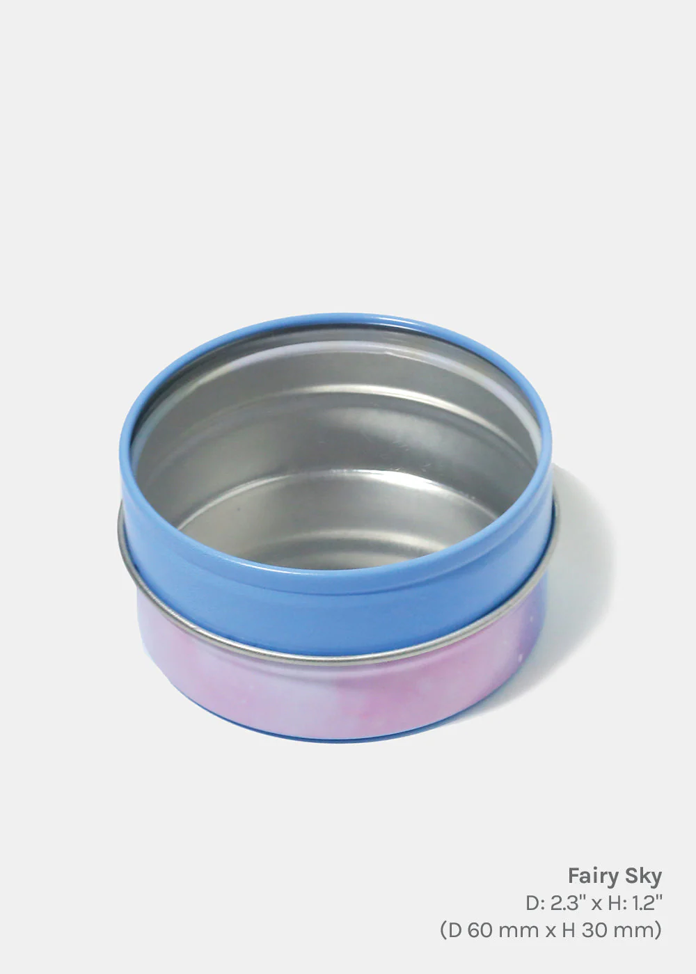 Decorative Tin Round Clear Top - Image 6