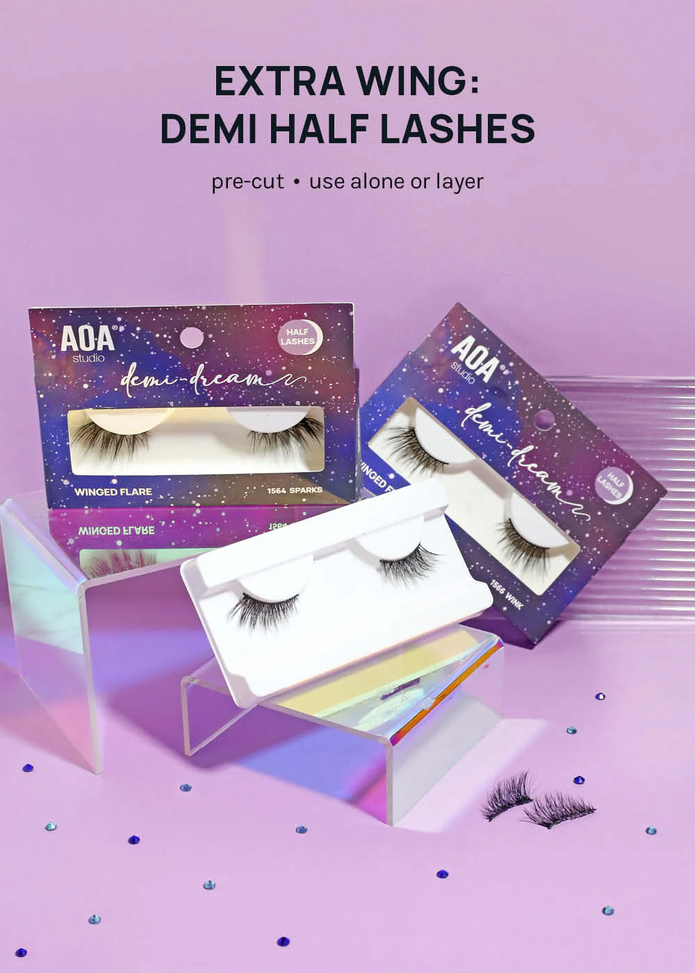 Demi-Dream Half Lashes – HalfMoon - Image 5