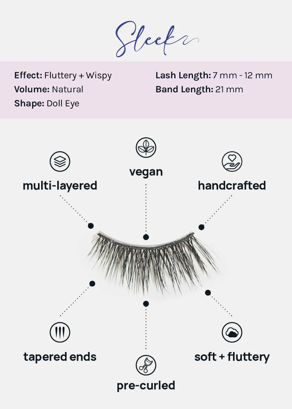 Demi-Dream Half Lashes – Sleek - Image 4