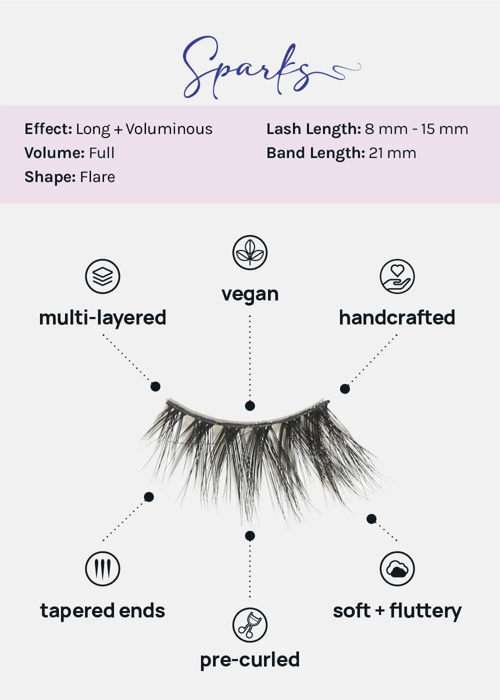Demi-Dream Half Lashes – Sparks - Image 4