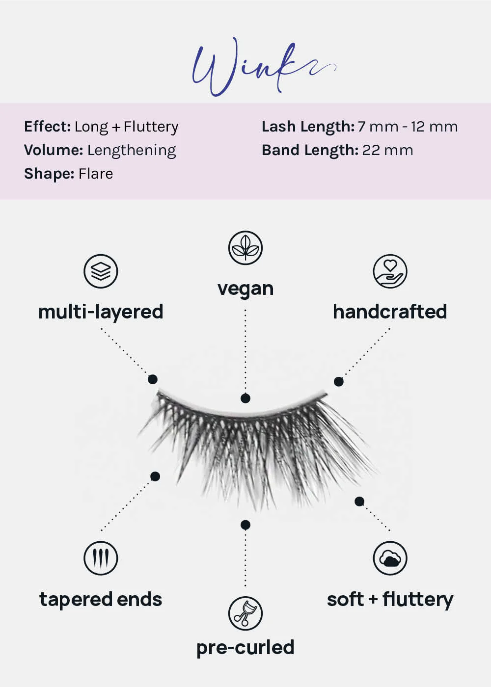 Demi-Dream Half Lashes – Wink - Image 4