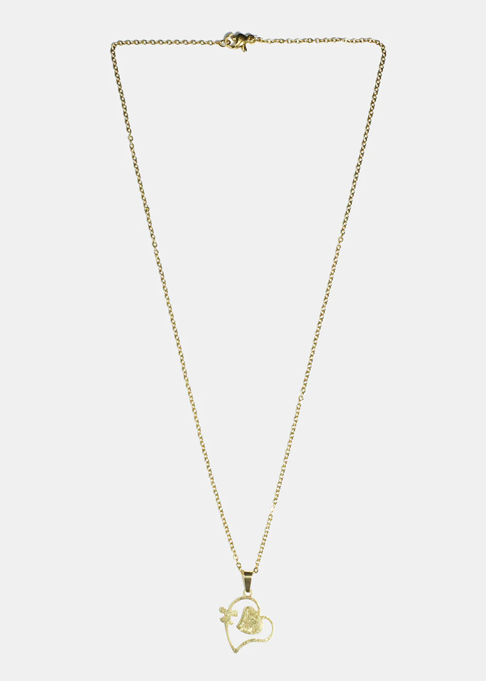 Double Heart Necklace - Image 2