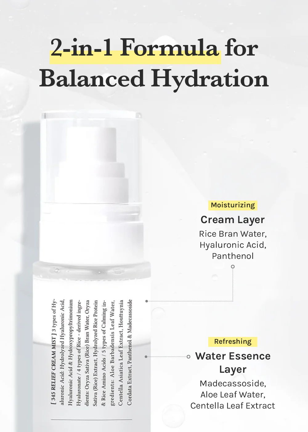 Dr. Althea 345 Relief Cream Mist 60ml - Image 2