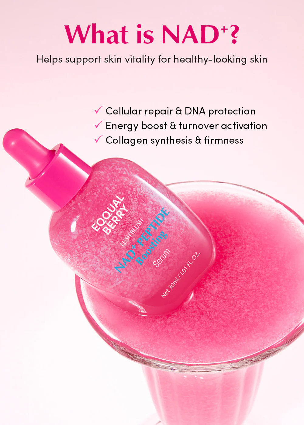 EQQUALBERRY NAD+ Peptide Boosting Serum 30ml - Image 7