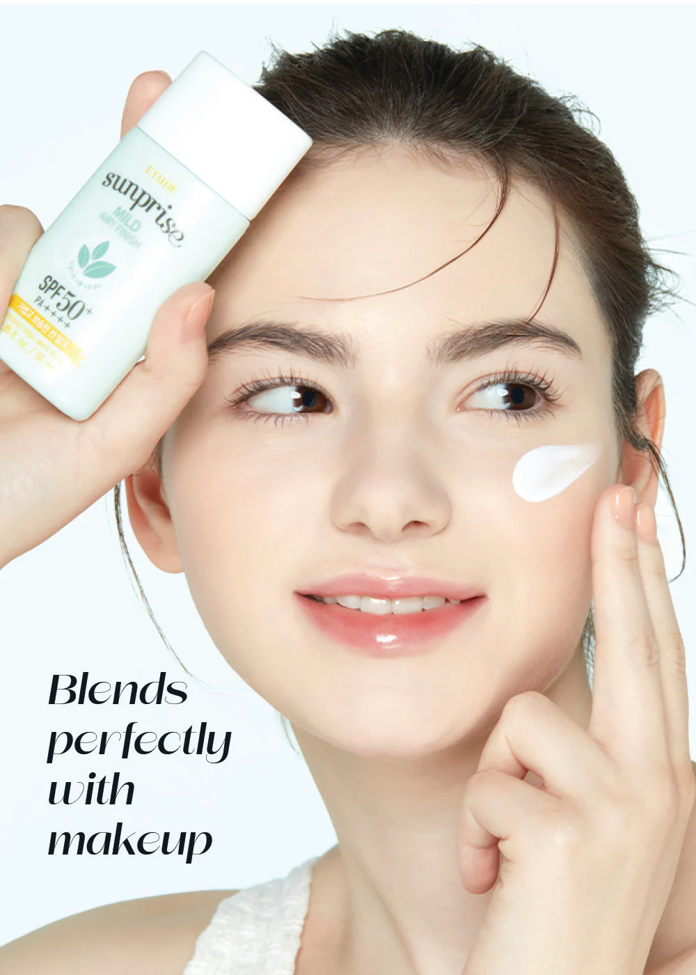 ETUDE Sunprise Mild Airy Finish Sun Milk SPF 50+ PA++++ 55ml - Image 4