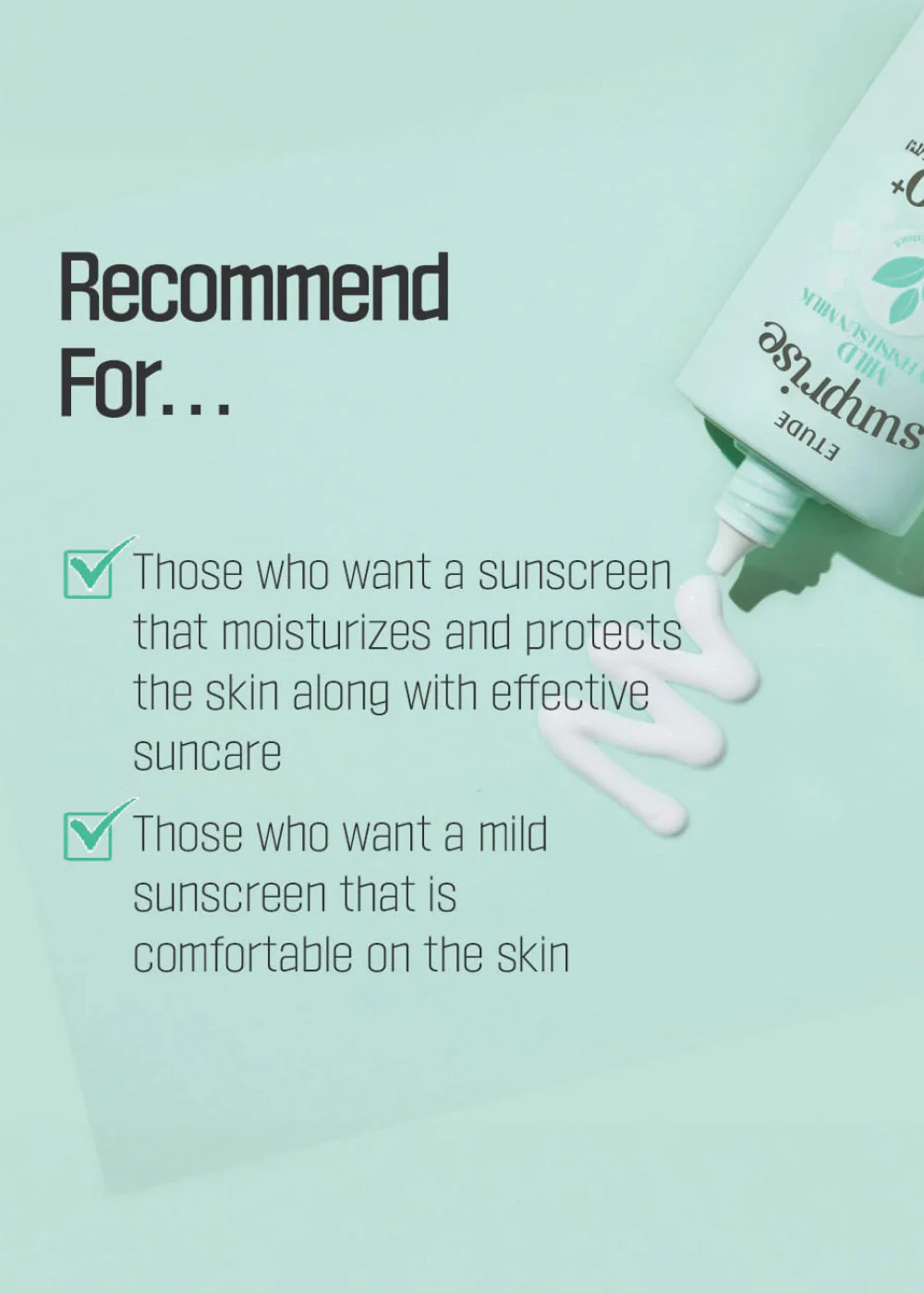 ETUDE Sunprise Mild Airy Finish Sun Milk SPF 50+ PA++++ 55ml - Image 5