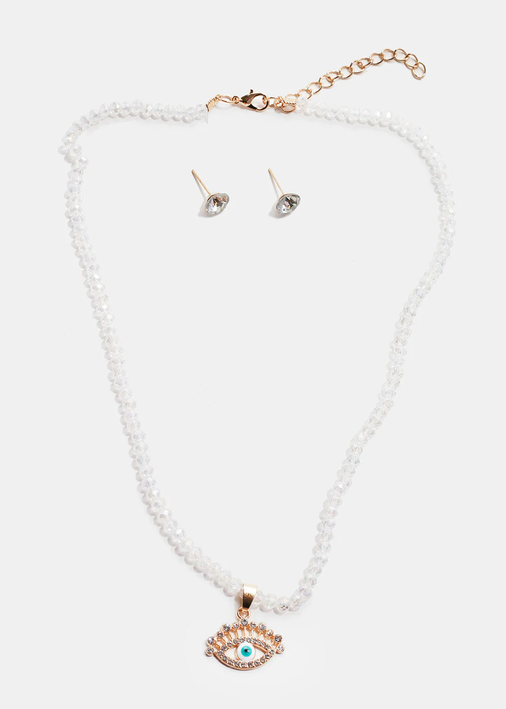 Evil Eye Beaded Necklace - Image 3