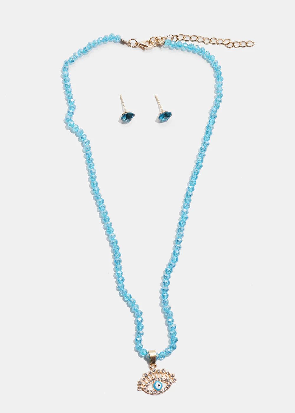 Evil Eye Beaded Necklace - Image 4