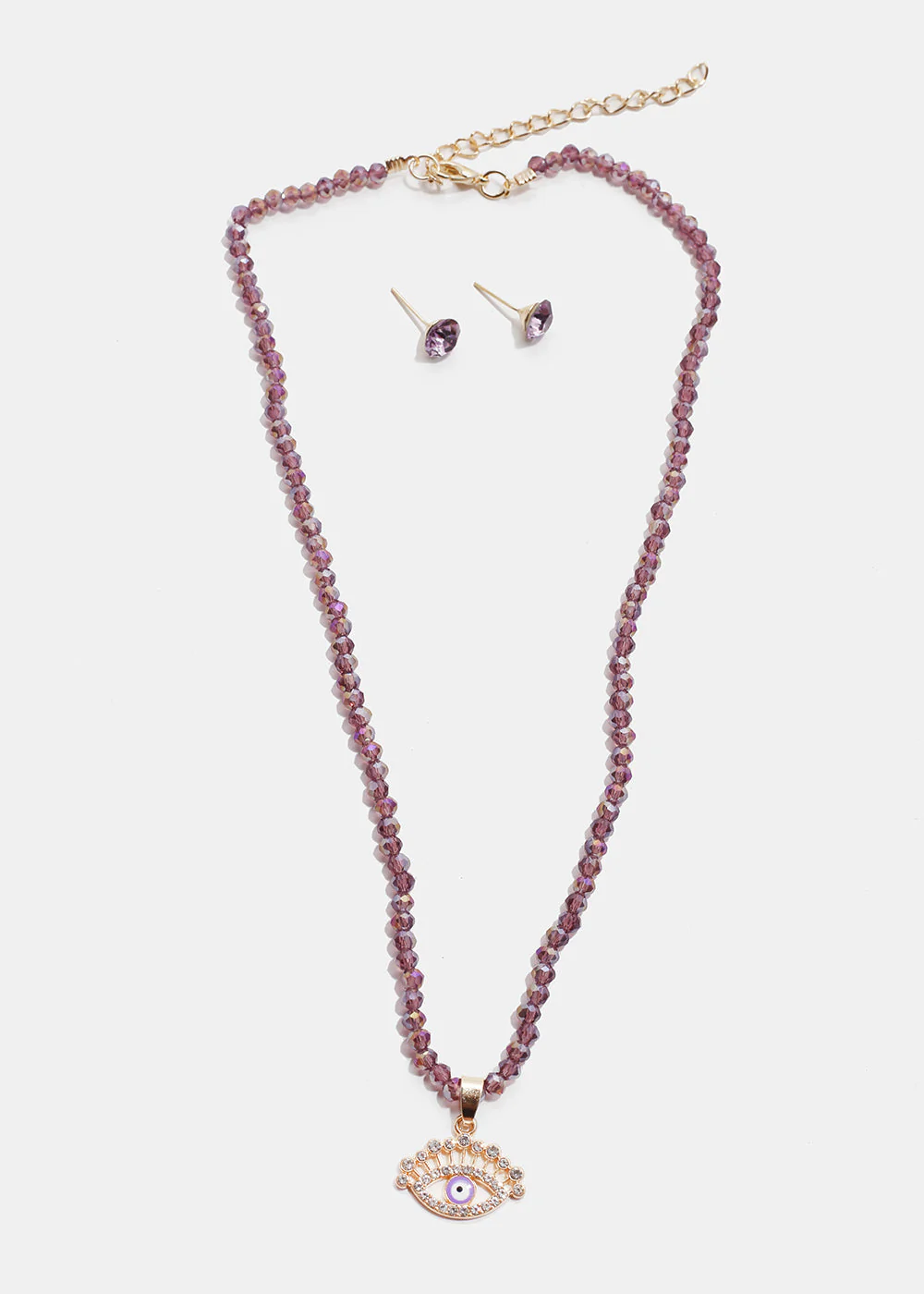 Evil Eye Beaded Necklace - Image 5