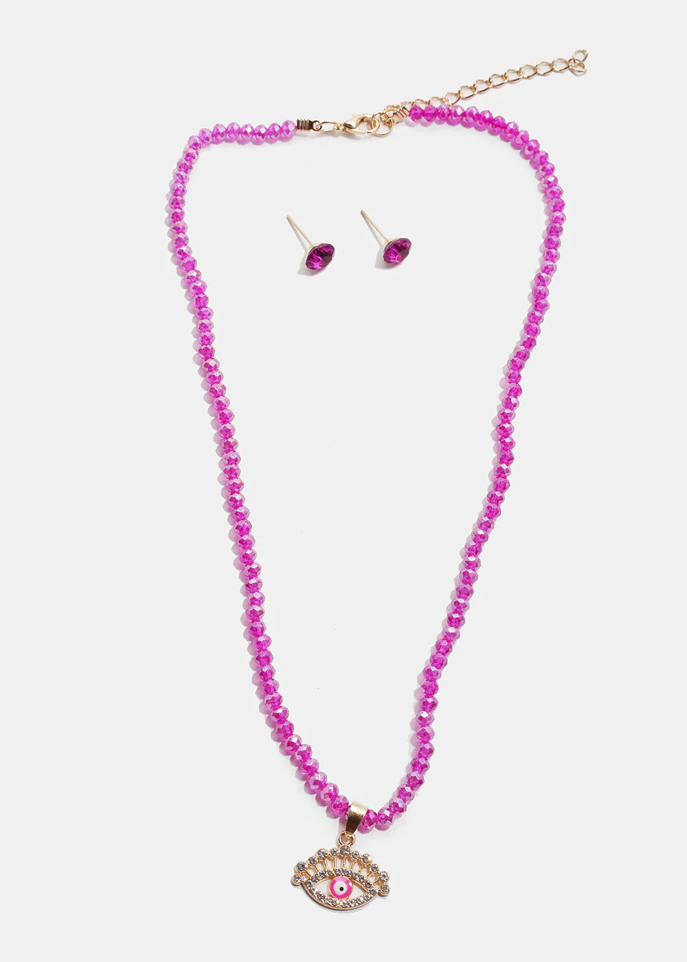 Evil Eye Beaded Necklace - Image 6