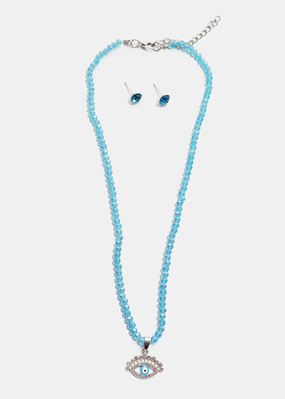 Evil Eye Beaded Necklace - Image 8